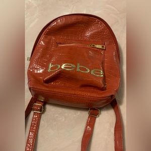 Red bebe backpack